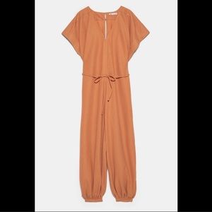 Zara Long full cut jumpsuit